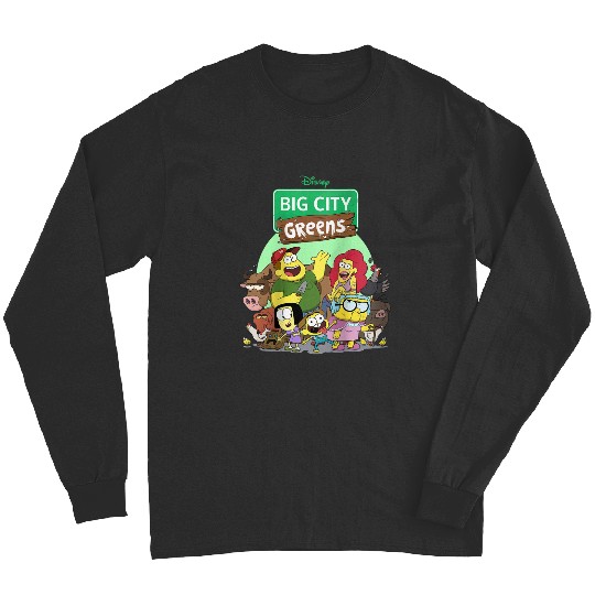 disneys Big City Greens Family Group Raglan Long Sleeves