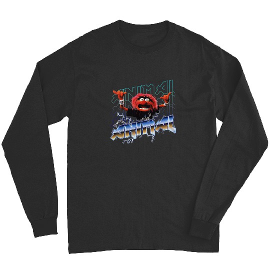 Disney The Muppets Animal Vintage Rock Metal Pos Long Sleeves