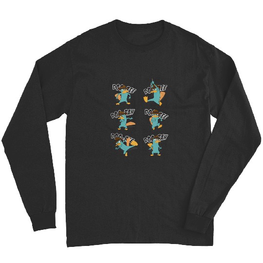 disneys Phineas And Ferb Doo Bee Doo Bee Doo Bah Perry Long Sleeves