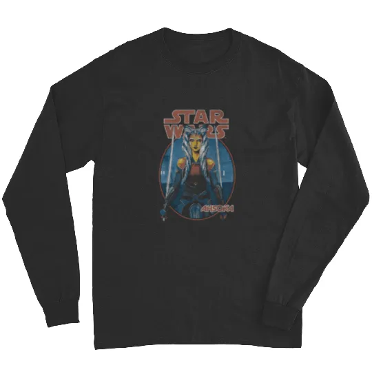 Stars Wars Classic Ahsoka Tano Twin Sabers Vintage disneys Long Sleeves