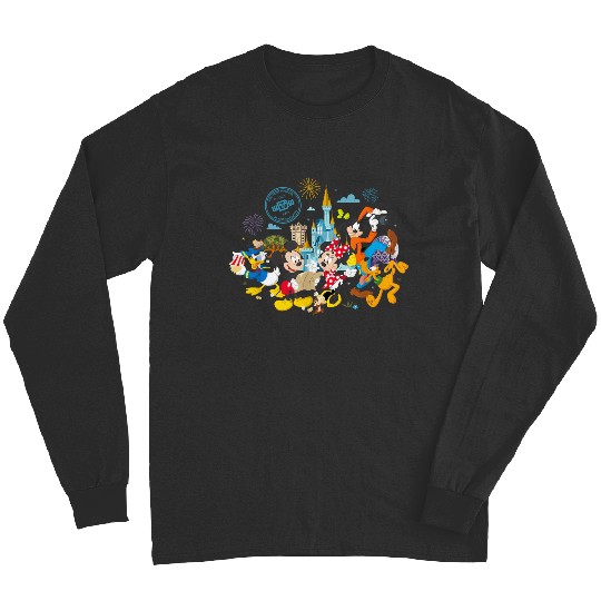 Walt disneys World 50th Anniversary Mickey And Friends Long Sleeves