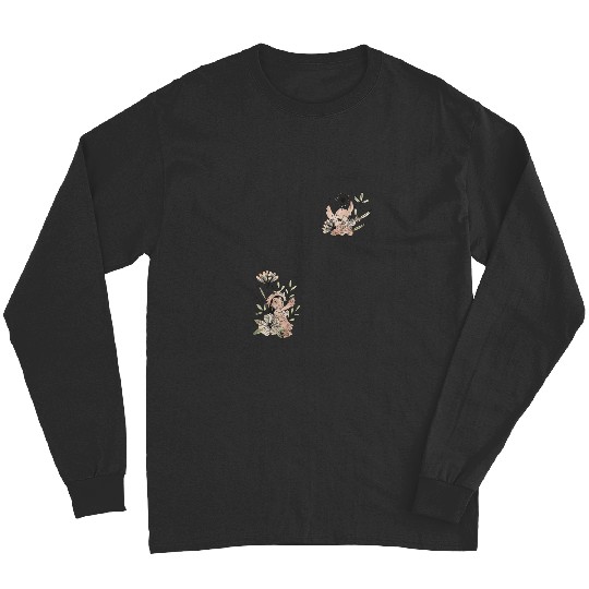 Disney Lilo Stitch Bohemian Flower Corners Long Sleeves