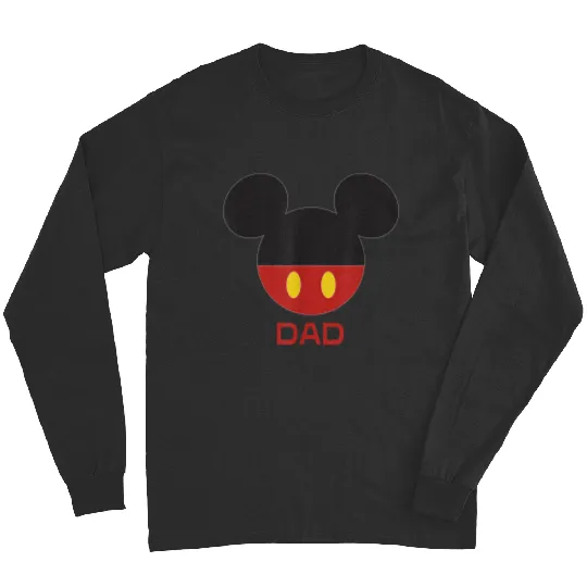 Disney Mickey Mouse Icon Shorts Dad Birthday Fathers Day gifts trends Long Sleeves