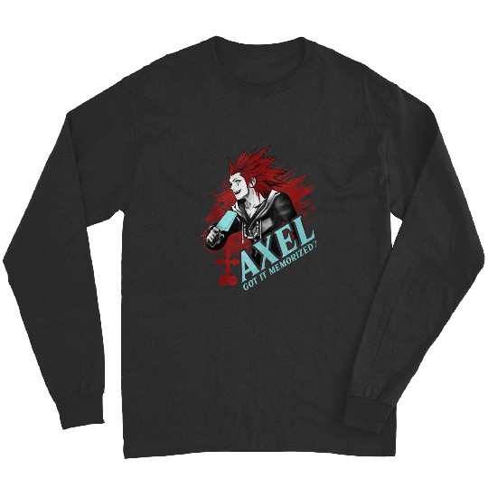 Disneys Kingdom Hearts Axel Got It Memorized Long Sleeves
