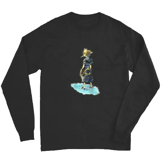 Disneys Kingdom Hearts Sora Sea Salt Ice Cream Sketch Long Sleeves