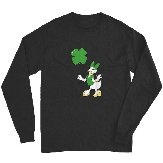 Disneyss Daisy Duck Shamrock Balloon St Patrick's Day Long Sleeves
