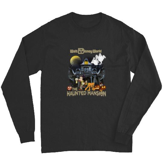 Vintage Haunted Mansion Long Sleeves, Disney Halloween Long Sleeves, Mickey Haunted Mansion Long Sleeves