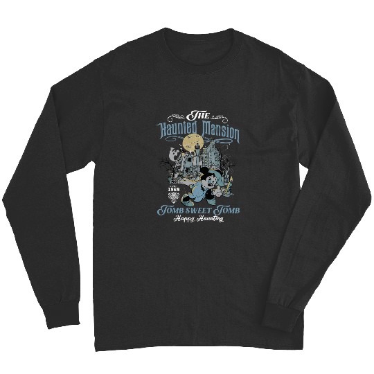 The Haunted Mansion Retro Long Sleeves, Vintage Disney Ride Long Sleeves