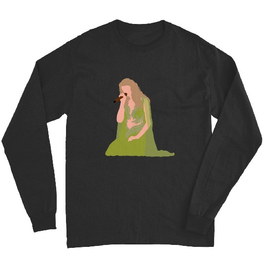 TaylorSwift Eras Tour green dress folklore evermore Long Sleeves