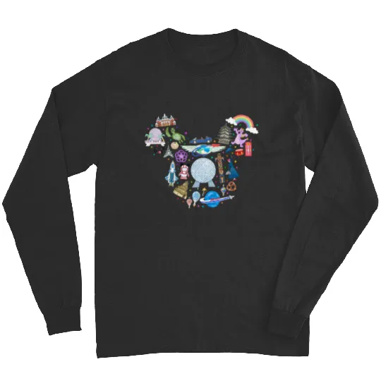 Disney Epcot Matching Long Sleeves for Men, Women and Kids with Mickey Head Ears