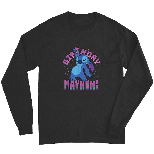 Disney Lilo Stitch Disco Dance Birthday Mayhem Long Sleeves