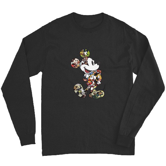 Mickey Mouse Vintage Scene Me Long Sleeves Disney Mickey