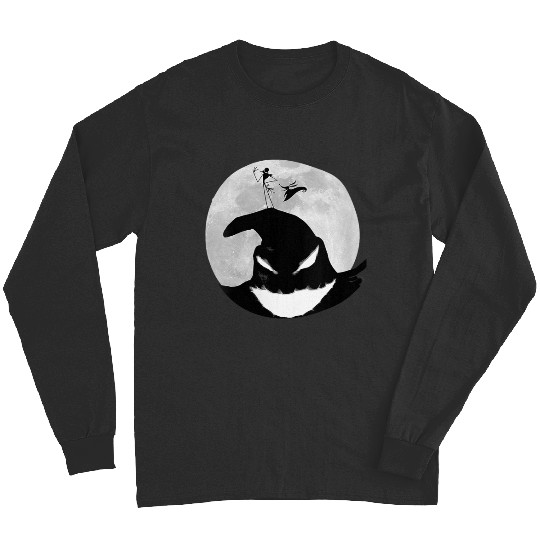 Womens Disney Jack Skellington Oogie Boogie Moon Long Sleeves