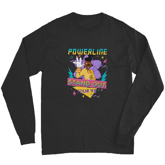 Disney Powerline Stand Out World Tour 95 Long Sleeves, Disney Vintage A Goofy Movie Powerline Long Sleeves,WDW Matching Family Long Sleeves