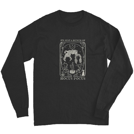 Discover Disney Hocus Pocus Just A Bunch Of Hocus Pocus Tarot Card Long Sleeves