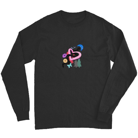 TaylorSwift eras inspired logo Long Sleeves