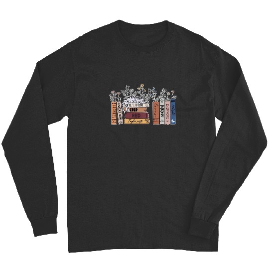 Discover Taylor Version Music Long Sleeves, Taylor Version Albums As Books Long Sleeves
