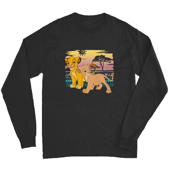 Disney The Lion King Young Simba Nala 90s Long Sleeves