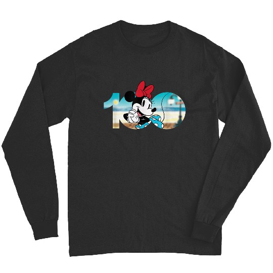 Disney 100 Anniversary Minnie Mouse D100 Logo Long Sleeves