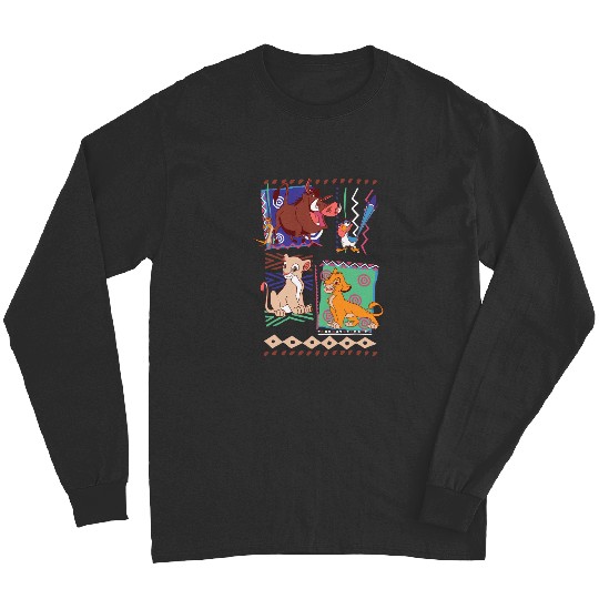 Disney Lion King Simba And Timon Graphic Long Sleeves
