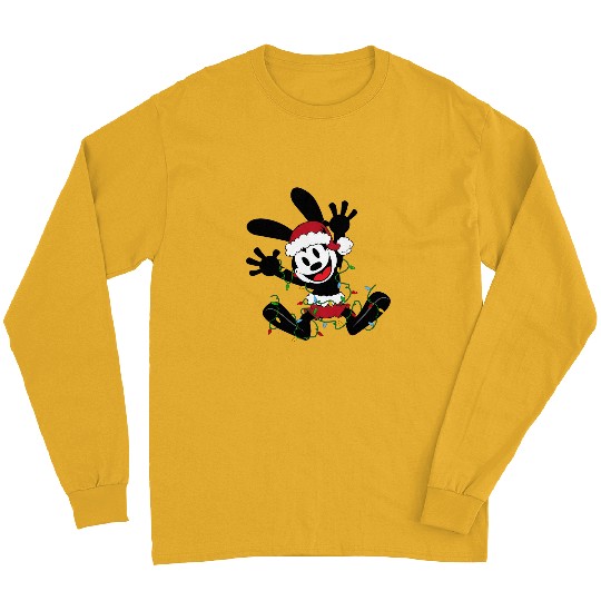 Disney Epic Mickey Oswald The Lucky Rabbit Christmas Lights Long Sleeves