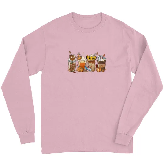 Lion King Latte Coffee Halloween Long Sleeves, Disney Halloween Coffee Sweater
