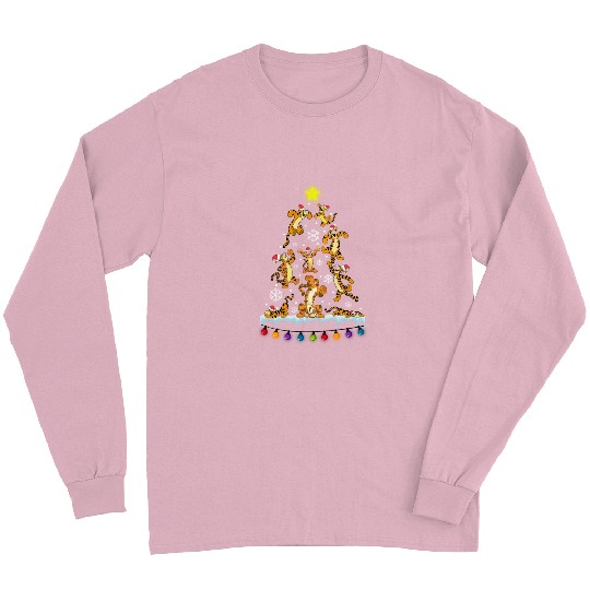 Discover Disney Tigger Christmas Trees Holiday Long Sleeves, Disneyland Trip Long Sleeves