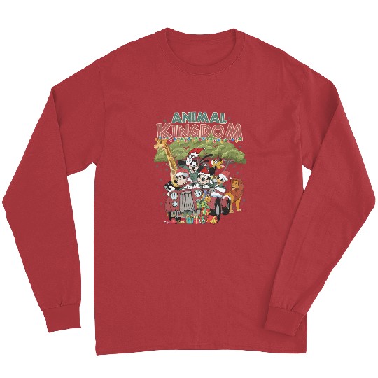Comfort Colors Retro Disney Animal Kingdom Christmas Long Sleeves