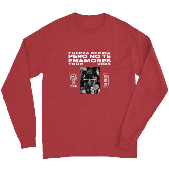 2024 Fuerza Regida Tour Double Sided Long Sleeves, Pero No Te Enamores Merch, Concert Outfit
