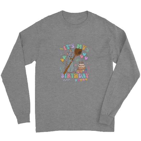 Ratatouille Remy It's My Birthday Long Sleeves Disney Family Matching Long Sleeves