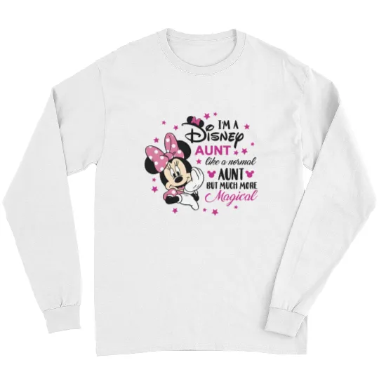Disney Aunt Long Sleeves, Disney Auntie Long Sleeves, Auntie Mouse Long Sleeves, Magical Auntie
