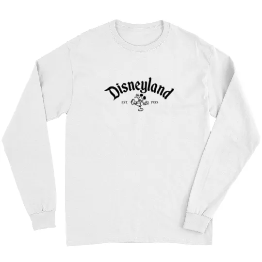 Retro Disneyland Family Long Sleeves, Mickey Est Long Sleeves Disney Trip Long Sleeves, Disneyland Long Sleeves