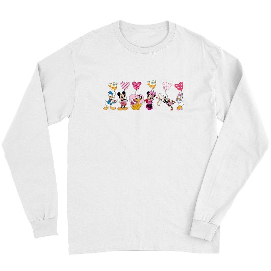 Mickey Friends Balloon Long Sleeves, Disney Friends Long Sleeves, Disney Family Long Sleeves
