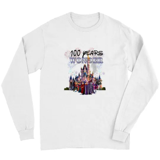 100th Disney Villians Long Sleeves, Disney 100 Years of Wonder Long Sleeves, Disney 100th Long Sleeves