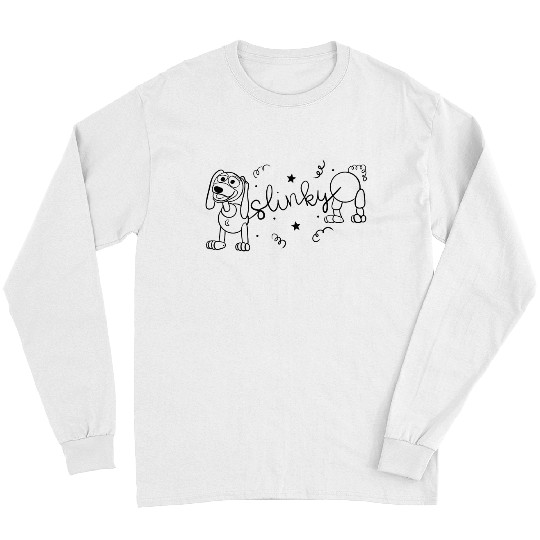 Cute Slinky Dog Disney Long Sleeves, Disney Long Sleeves, Mickey Ears Slinky Dog Long Sleeves