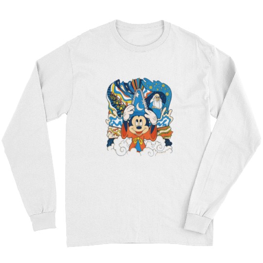 Disney Fantasia Sorcerer Mickey Stay Magical Long Sleeves, Fantastic Disney Hollywood Studio