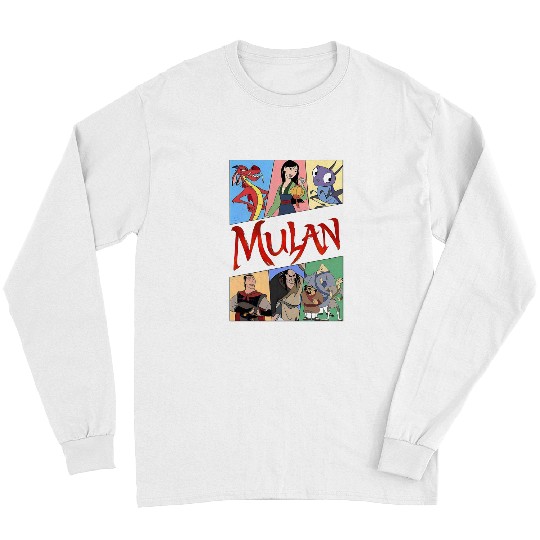 Discover Retro 90s Vintage Disney Mulan Long Sleeves , Cri-Kee ,Shan Yu ,Mushu ,Li Shang