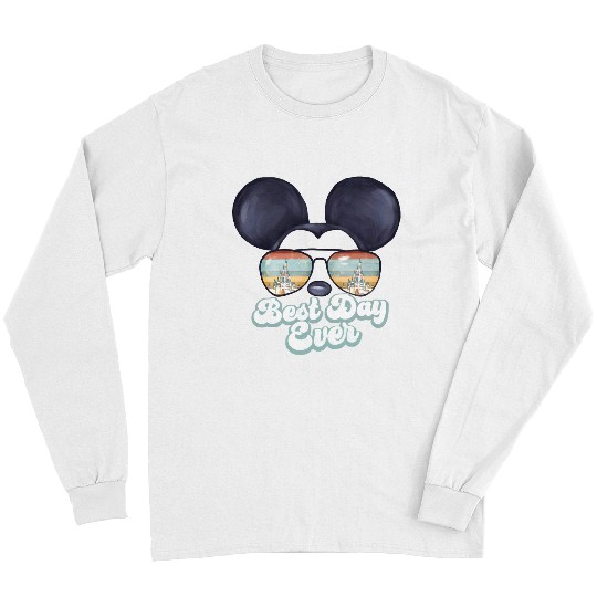 Best Day Ever Disney Vintage Long Sleeves, Disneyworld Long Sleeves Family Mickey Ears Long Sleeves