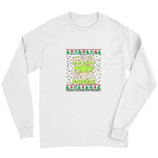 Discover Christmas Pickleball Big Dill Grandma Mom Ace Dink xmass 20 Long Sleeves