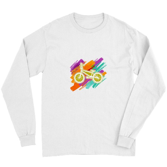 Eat Sleep BMX Repeat Bicycle Funny Gift Motocross 8 Long Sleeves