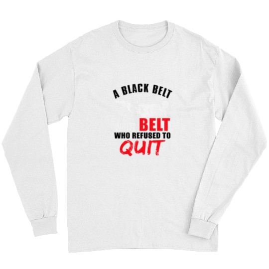Taekwondo and Karate Blackbelt Martial Arts 1 Long Sleeves