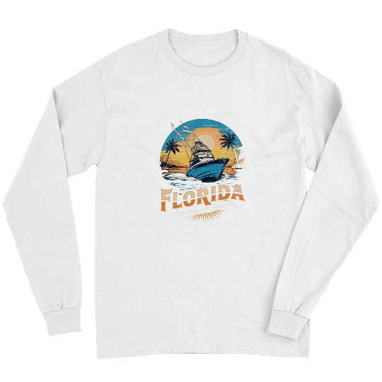 Florida Adventure Awaits Fishing Boat Fishing Charter Long Sleeves