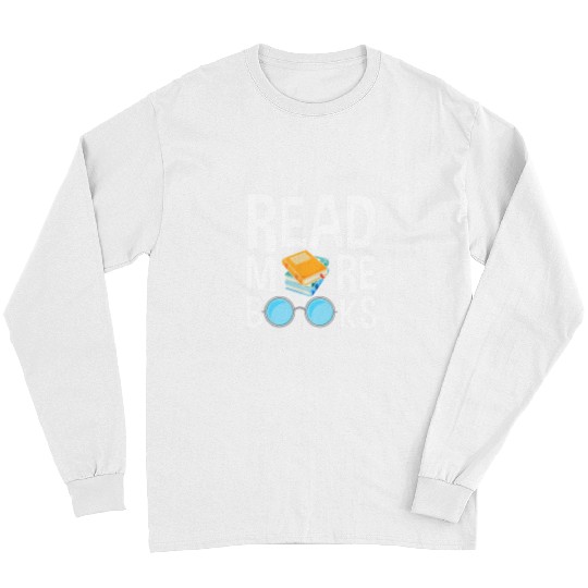 Book Lover Gift Literature Bookworm Teacher Long Sleeves
