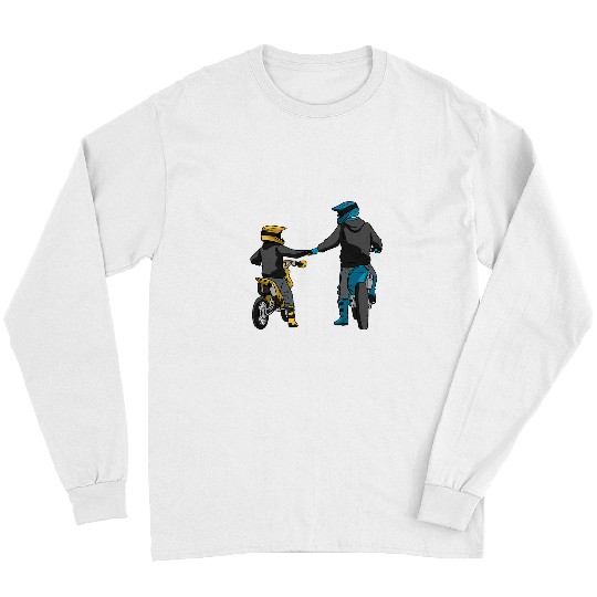 FATHER SON Motocross BMX Supermoto Supercross Bike 1 Long Sleeves