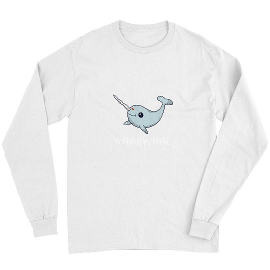 Narwhal Lover Sea Unicorns Environmentalist Narwhal Long Sleeves
