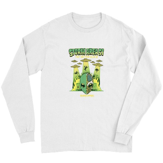 Aliens Storm Area 51 Paranormal Alien UFO108 Long Sleeves