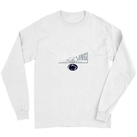 Penn State Nittany Lions Wrestling Match Dark Heather Long Sleeves