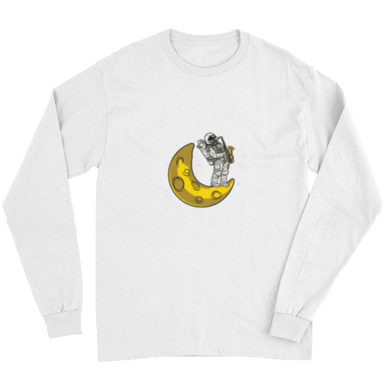 Astronauts Saxophone Player Pug Jazz Band Music And Astronaut Lovers Long Sleeves