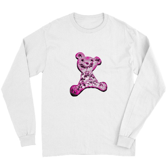 Funny Bear Creepy Cute Gothic Cookie Grizzly Cute Bears Long Sleeves