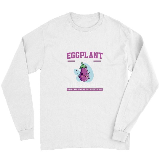 Guitarist Funny Guitar Eggplant Musician Apparel Lover Music Guitar Long Sleeves